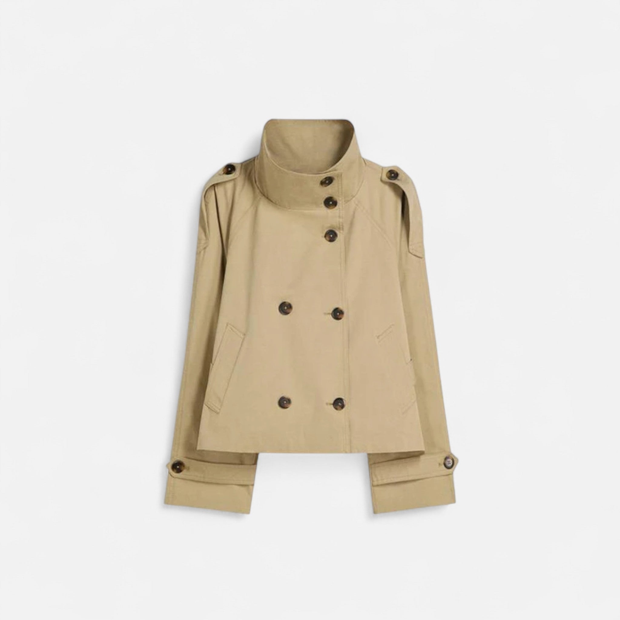 Aldra | Short Belted Trench Coat 0