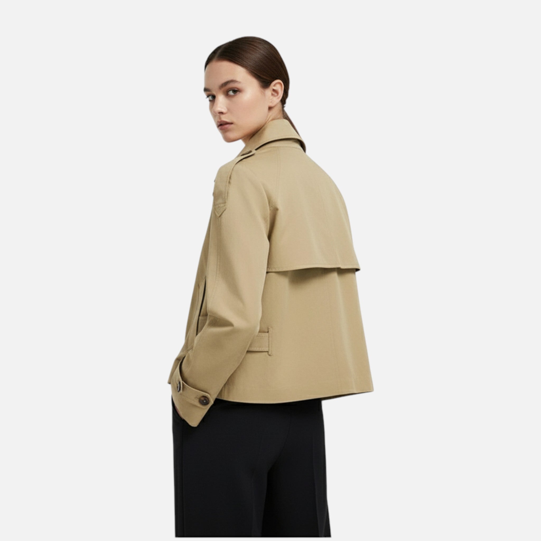 Aldra | Short Belted Trench Coat 2