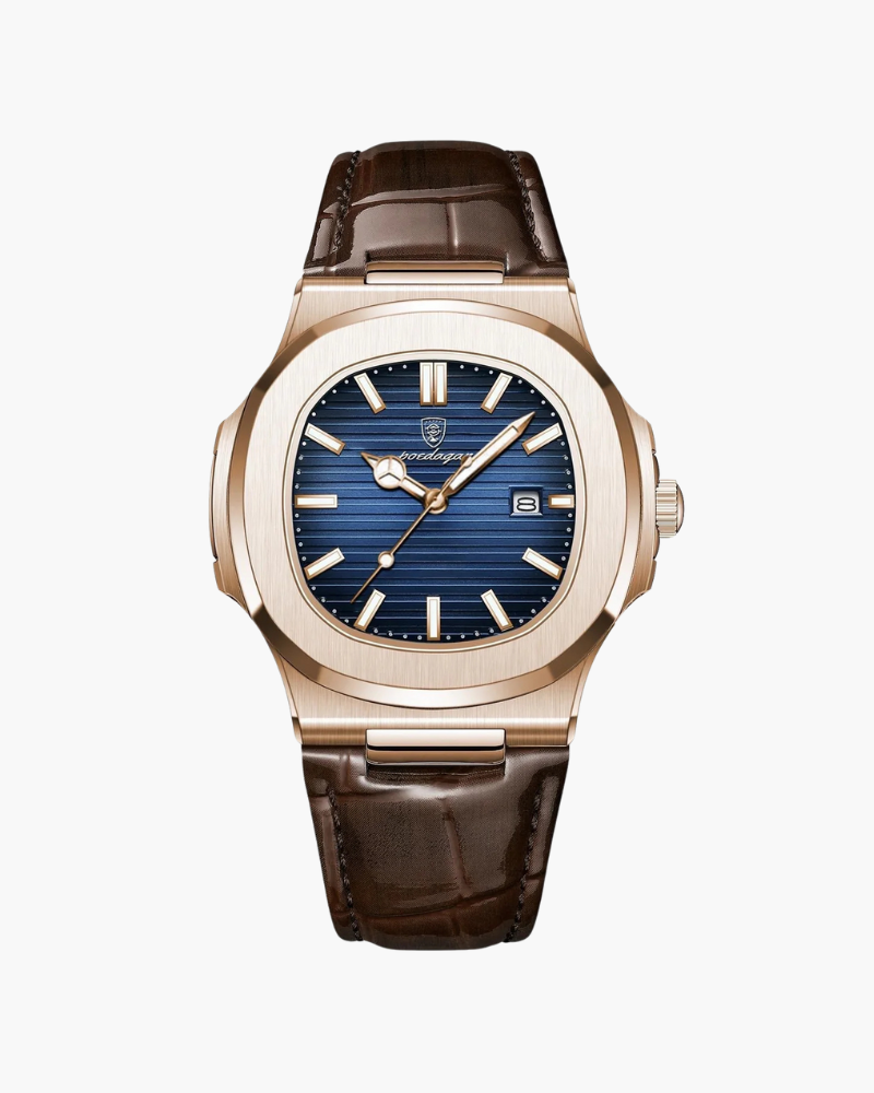 Analogue Leather Strap Watch fo Men | Sebastian