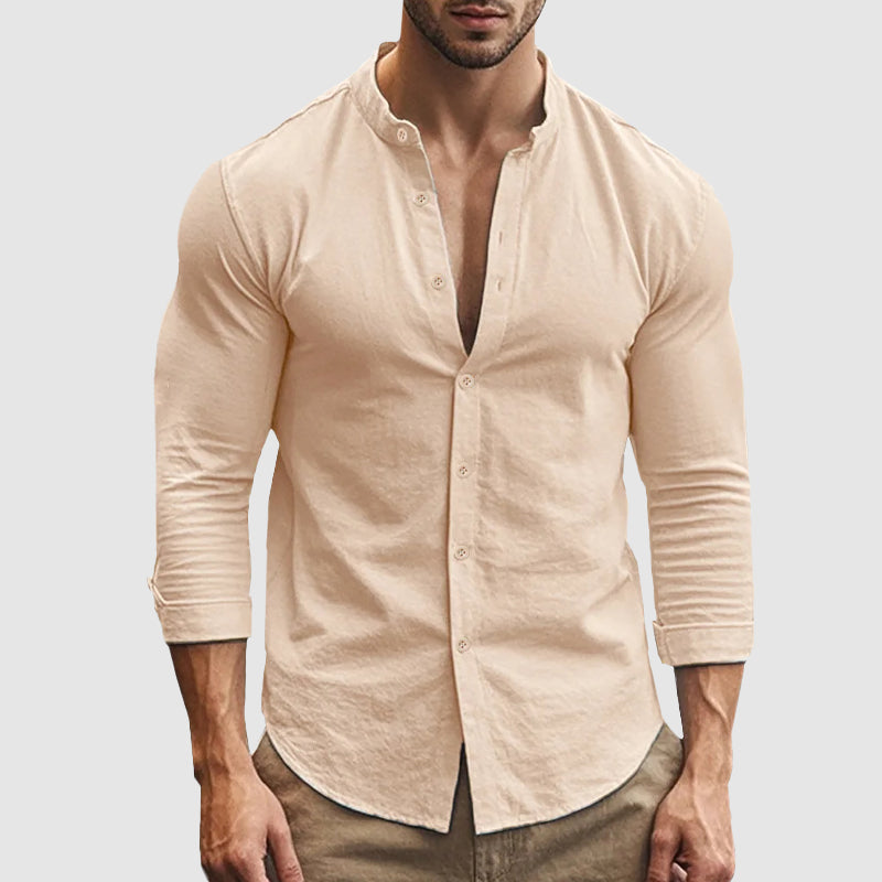 Breezy Linen Shirt Stylish Design For Men | Jorven 3