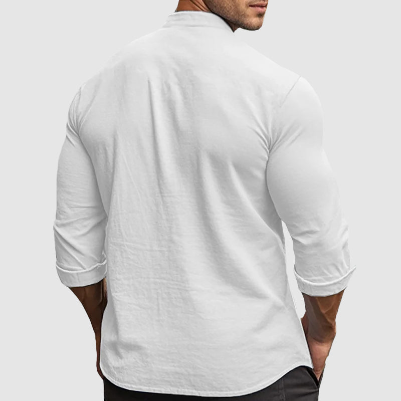 Breezy Linen Shirt Stylish Design For Men | Jorven 4