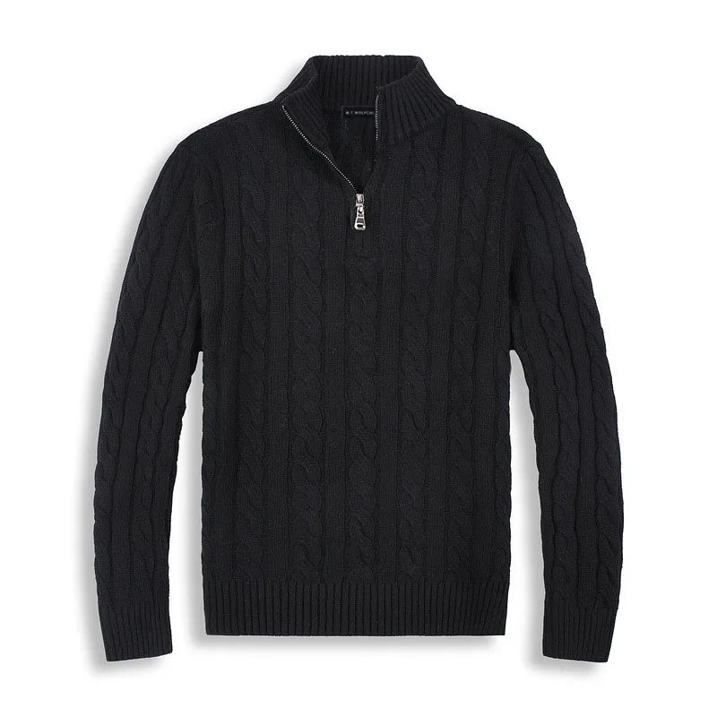Cable Knit Half-Zip Sweater for Men | Elias
