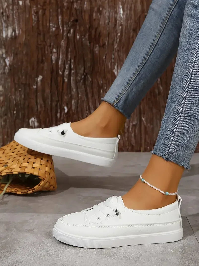 Casual Lace-Up Flats For Women | Jorina 2