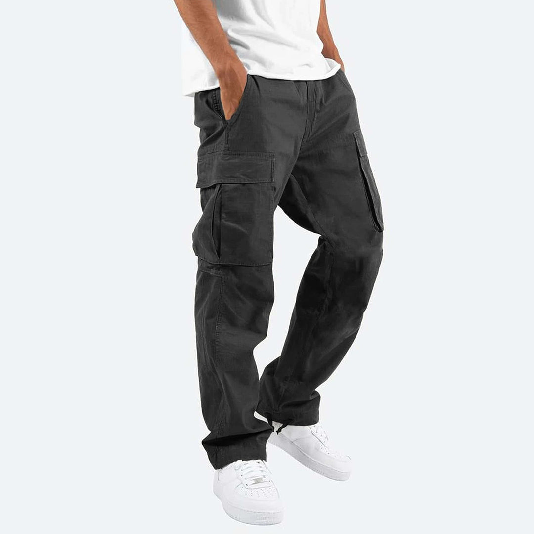 Casual Multi-Pocket Cargo Pants for Men | Lawrence