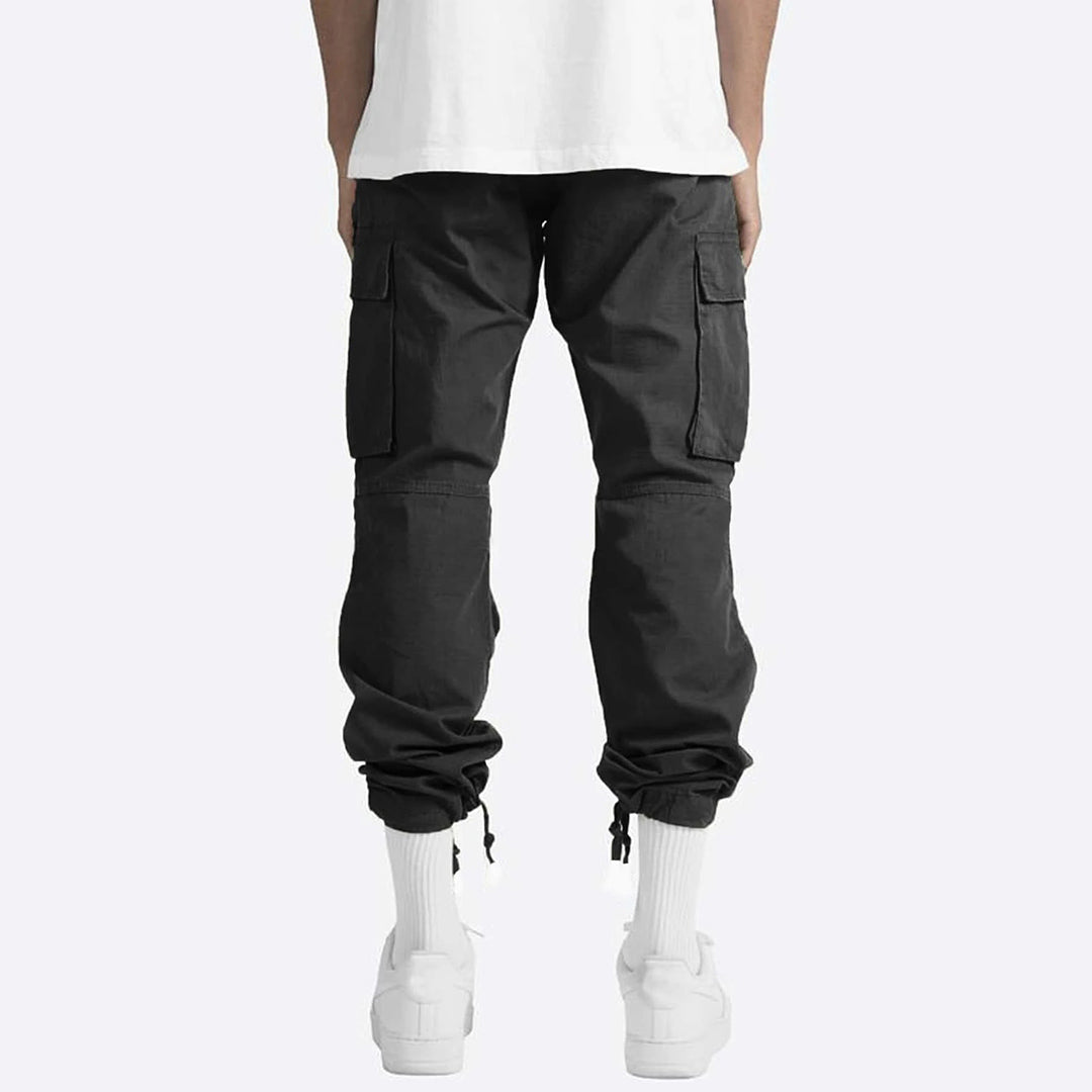 Casual Multi-Pocket Cargo Pants for Men | Lawrence