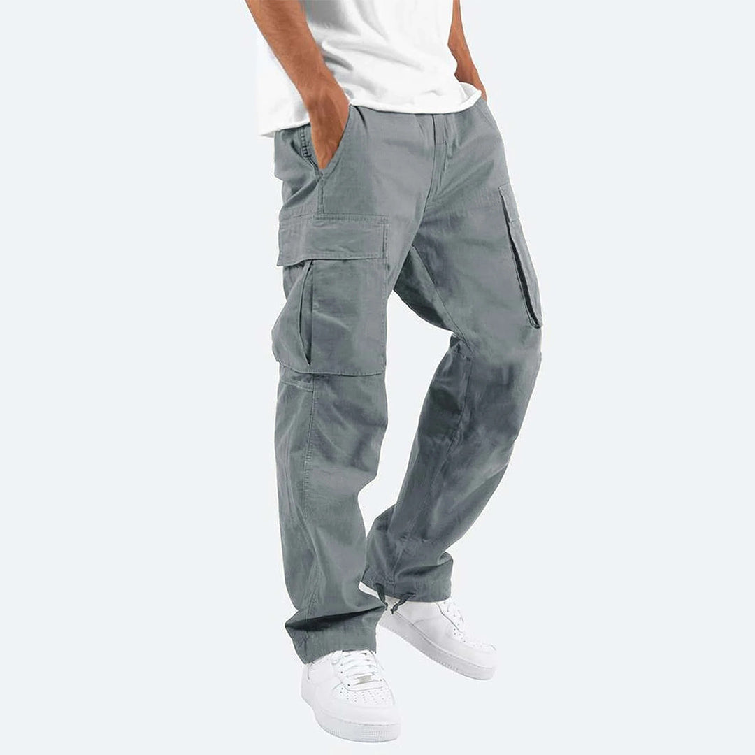 Casual Multi-Pocket Cargo Pants for Men | Lawrence