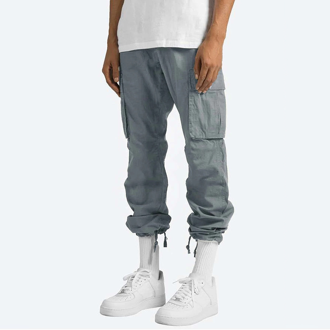 Casual Multi-Pocket Cargo Pants for Men | Lawrence