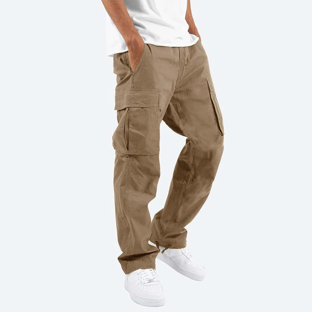 Casual Multi-Pocket Cargo Pants for Men | Lawrence