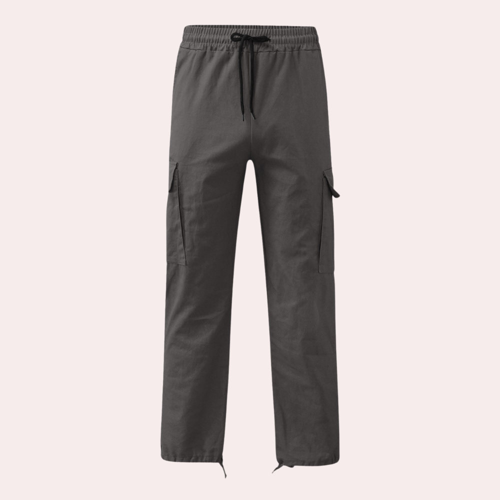 Casual Multi-Pocket Cargo Pants for Men | Lawrence