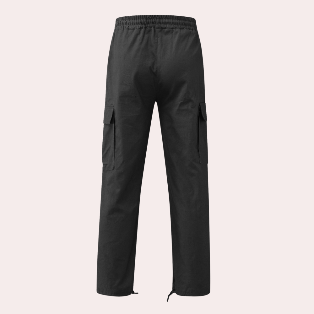 Casual Multi-Pocket Cargo Pants for Men | Lawrence