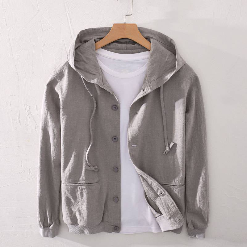 Casual Ramie Jacket For Men | Jorven 1