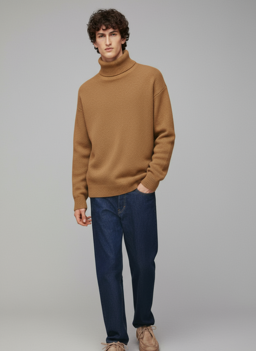 Classic Slim Fit Turtleneck Sweater for Men | Philip