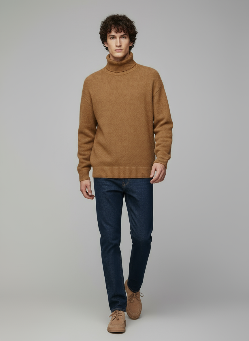 Classic Slim Fit Turtleneck Sweater for Men | Philip