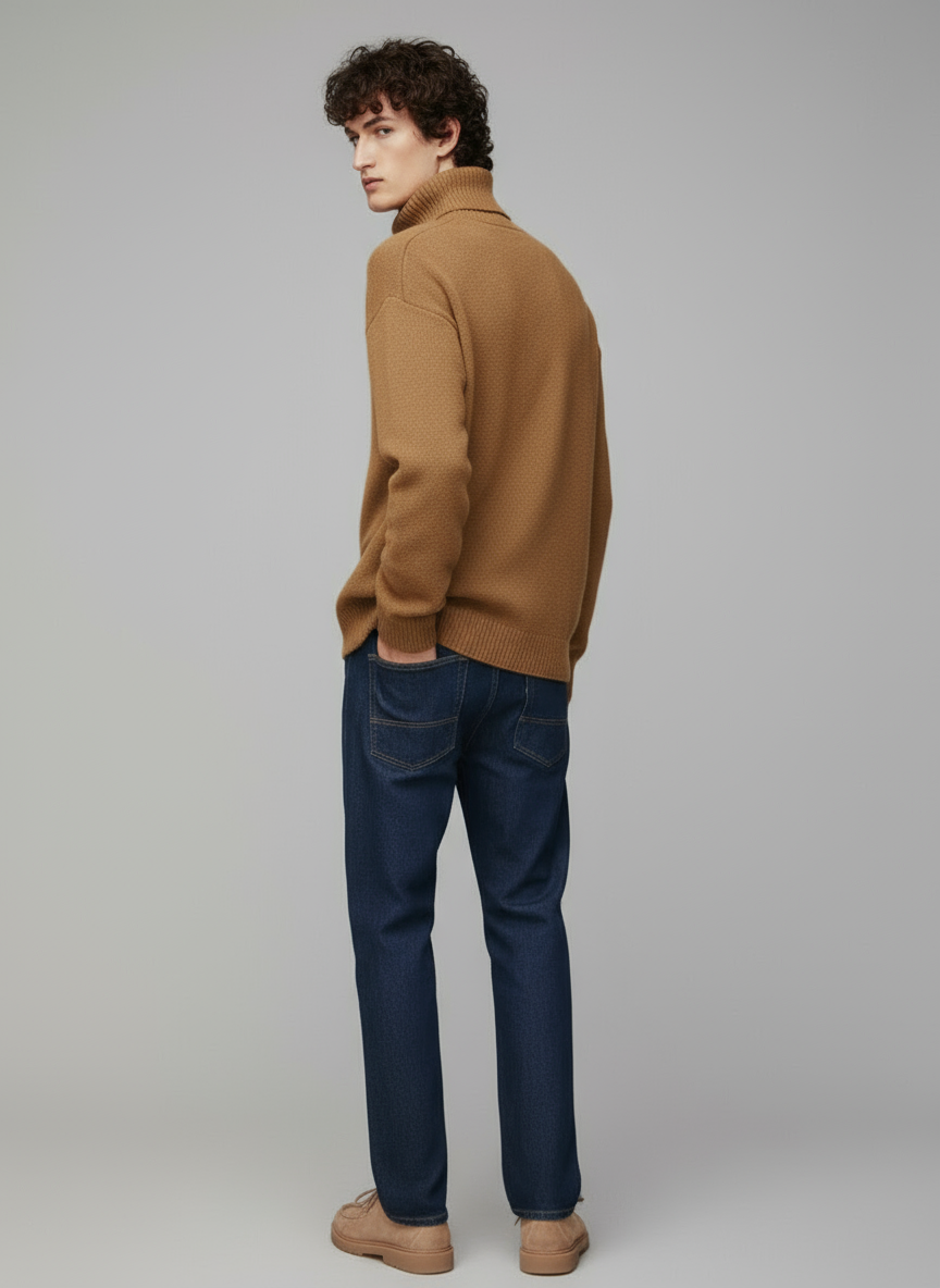Classic Slim Fit Turtleneck Sweater for Men | Philip