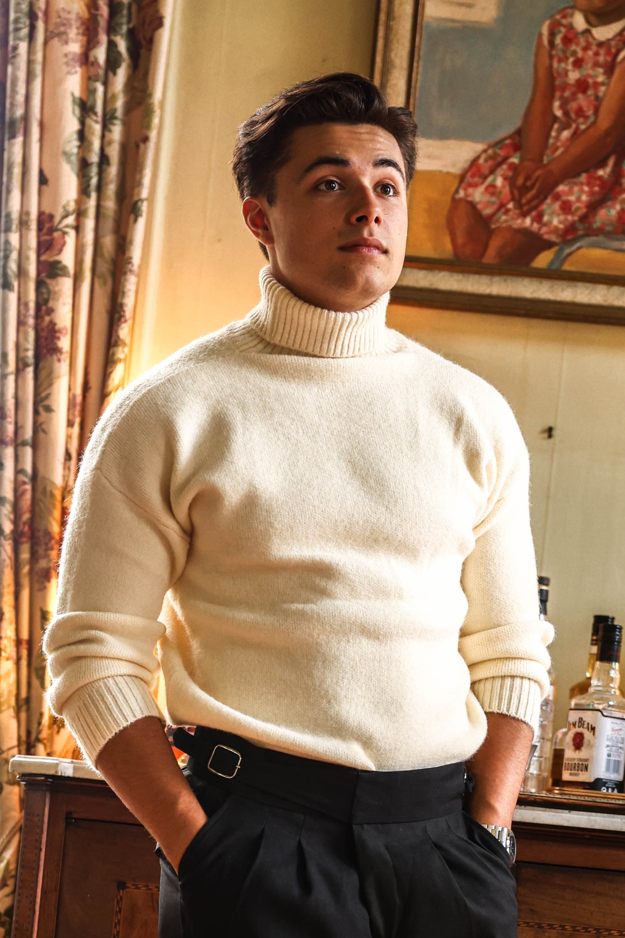 Classic Slim Fit Turtleneck Sweater for Men | Philip