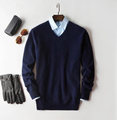 Classic V-Neck and Crew Neck Cashmere Blend Sweater for Men | Hugo