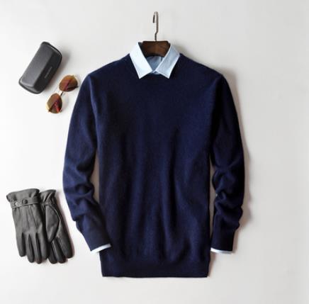 Classic V-Neck and Crew Neck Cashmere Blend Sweater for Men | Hugo