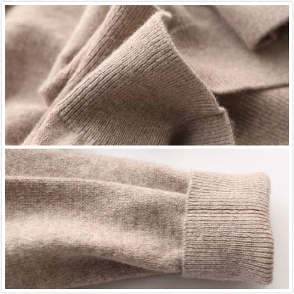 Classic V-Neck and Crew Neck Cashmere Blend Sweater for Men | Hugo