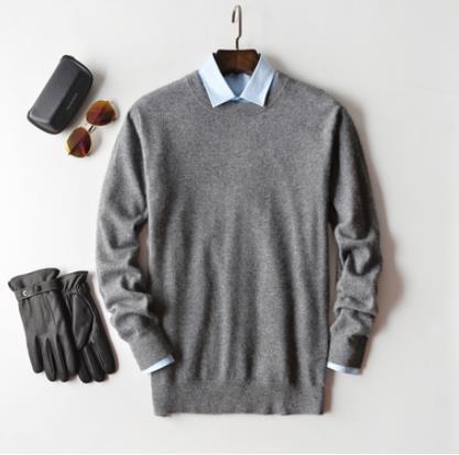 Classic V-Neck and Crew Neck Cashmere Blend Sweater for Men | Hugo