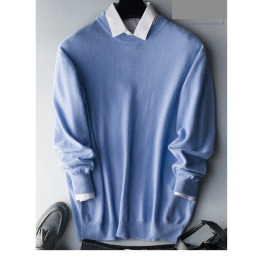 Classic V-Neck and Crew Neck Cashmere Blend Sweater for Men | Hugo