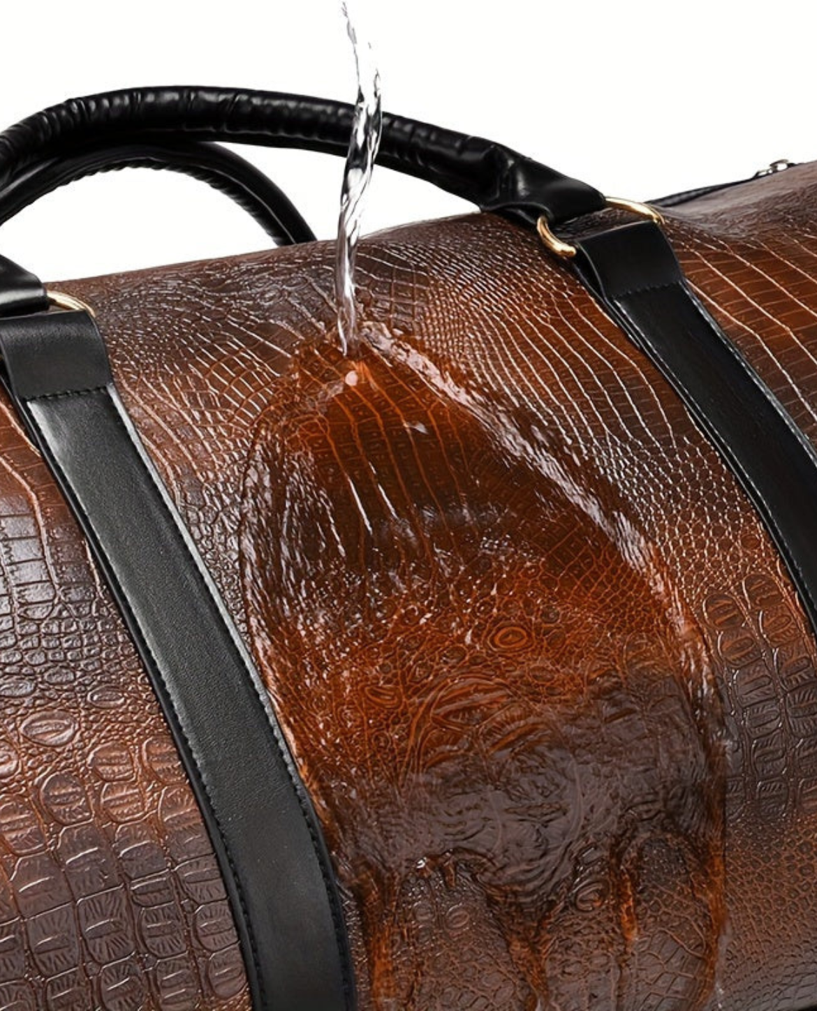 Leather Travel Duffel Bag for Men | Corvian