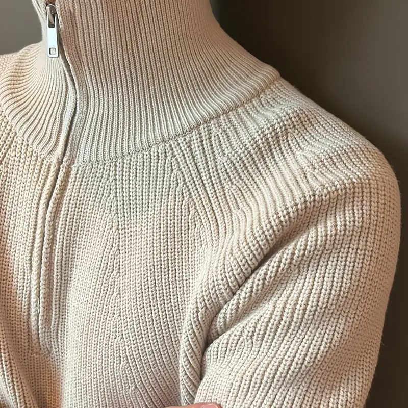 Cotton Quarter Zip Sweater for Men | Verona