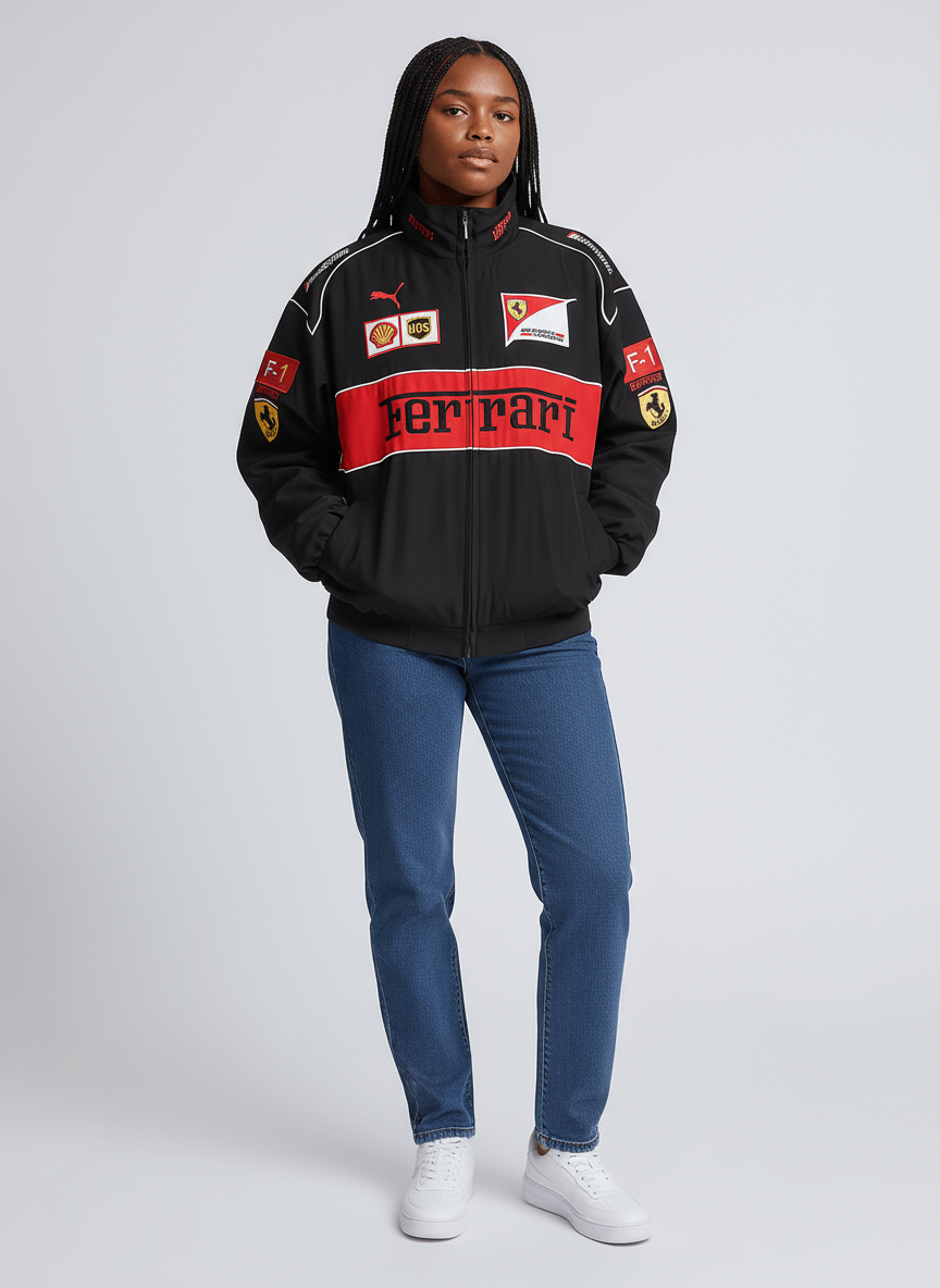 F1 Racing Jacket Bold Style For Women | Jorina 2