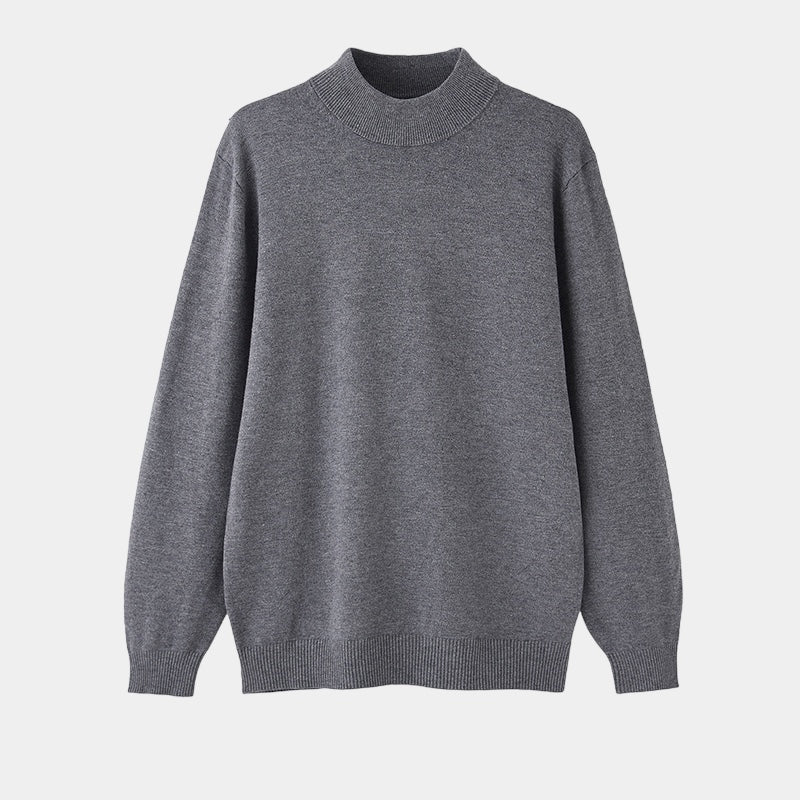 Gray sweater on a light gray background