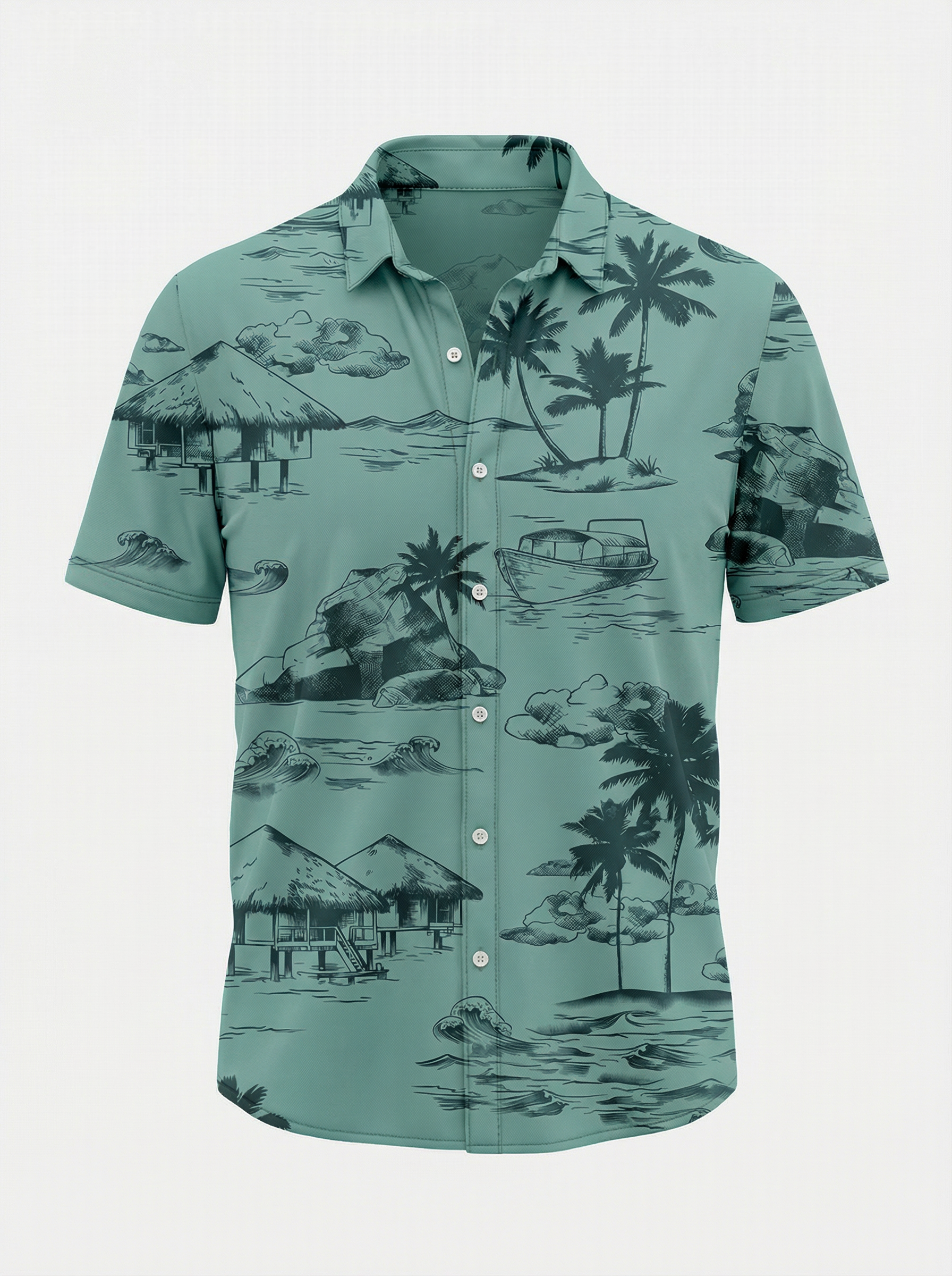 Havana | Hawaiian Print Short Sleeve Shirt