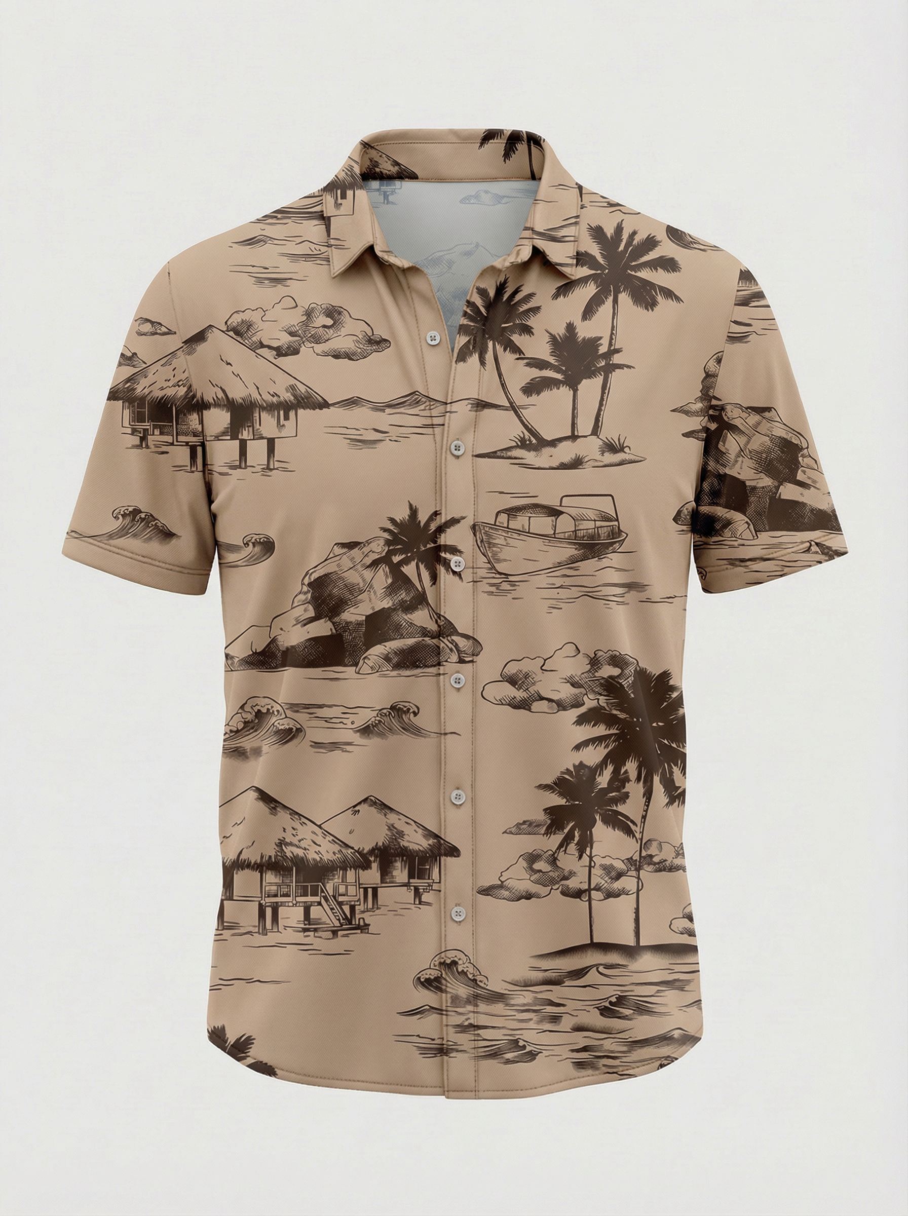 Havana | Hawaiian Print Short Sleeve Shirt
