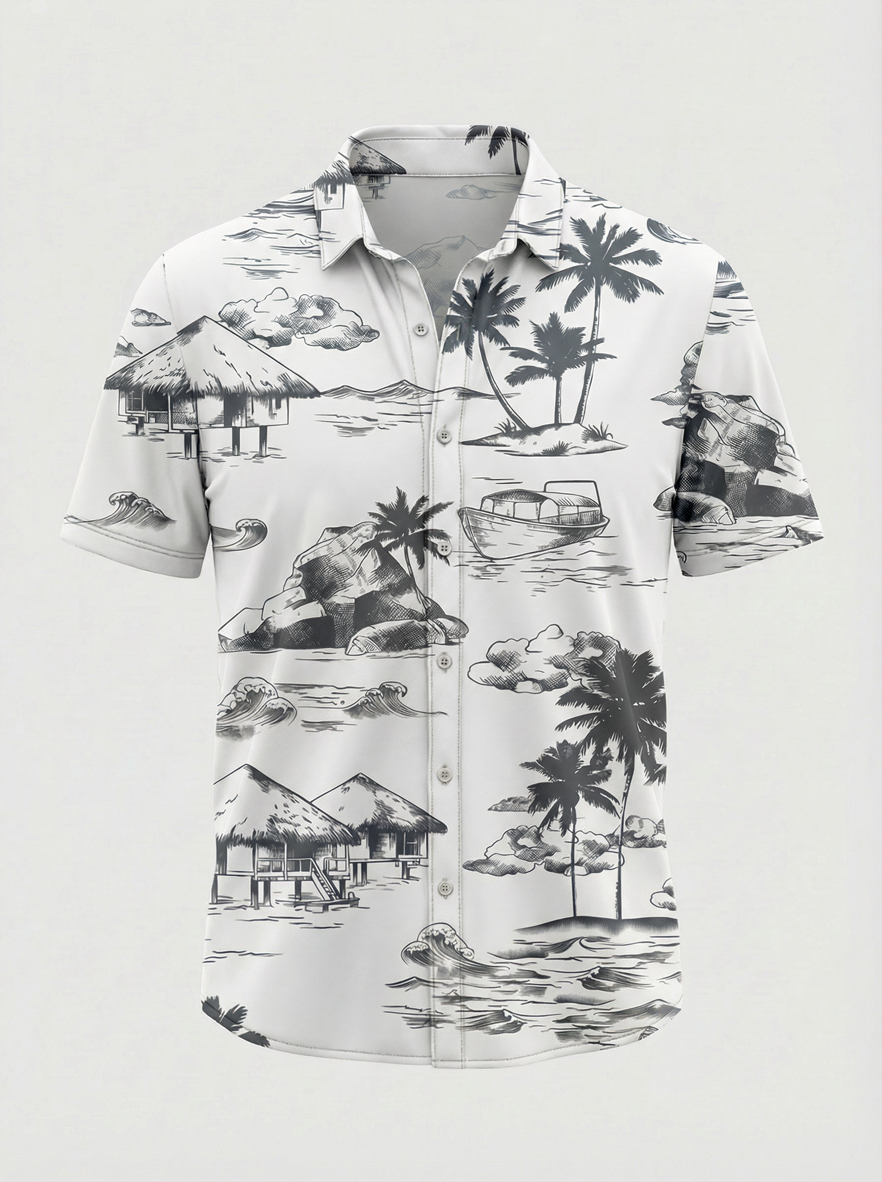 Havana | Hawaiian Print Short Sleeve Shirt