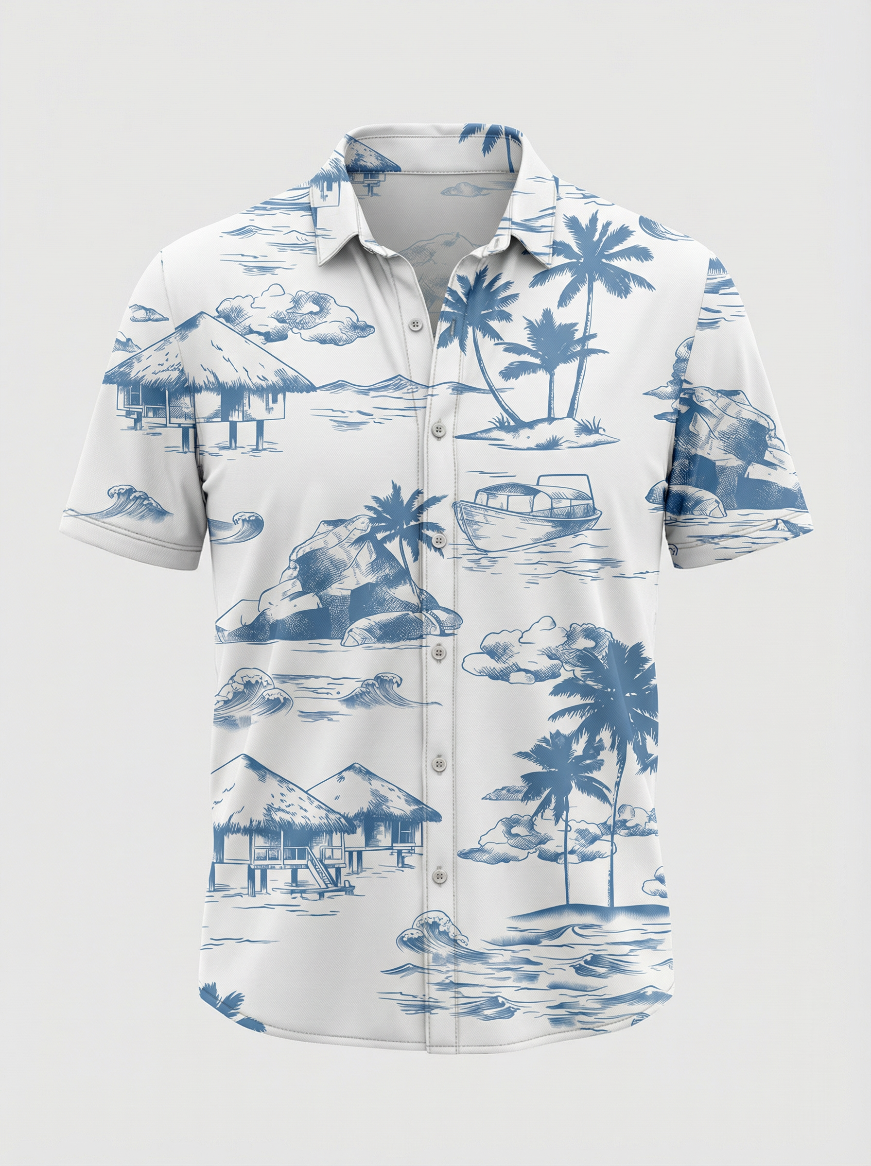 Havana | Hawaiian Print Short Sleeve Shirt