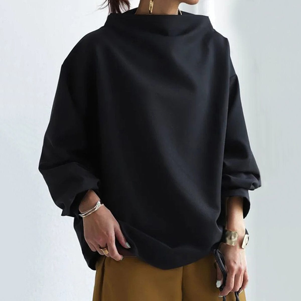 Havenly | High-Neck Soft Knit Jumper Everyday Wear 3