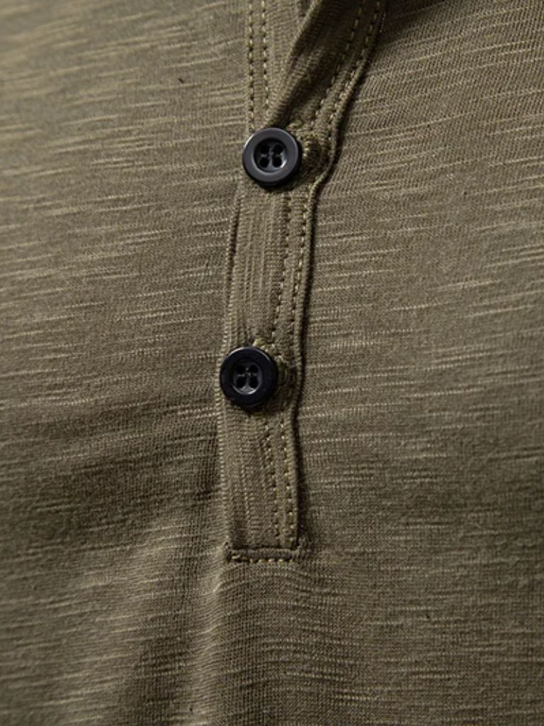 Hendry | Henley Neck Long Sleeve T-Shirt 4