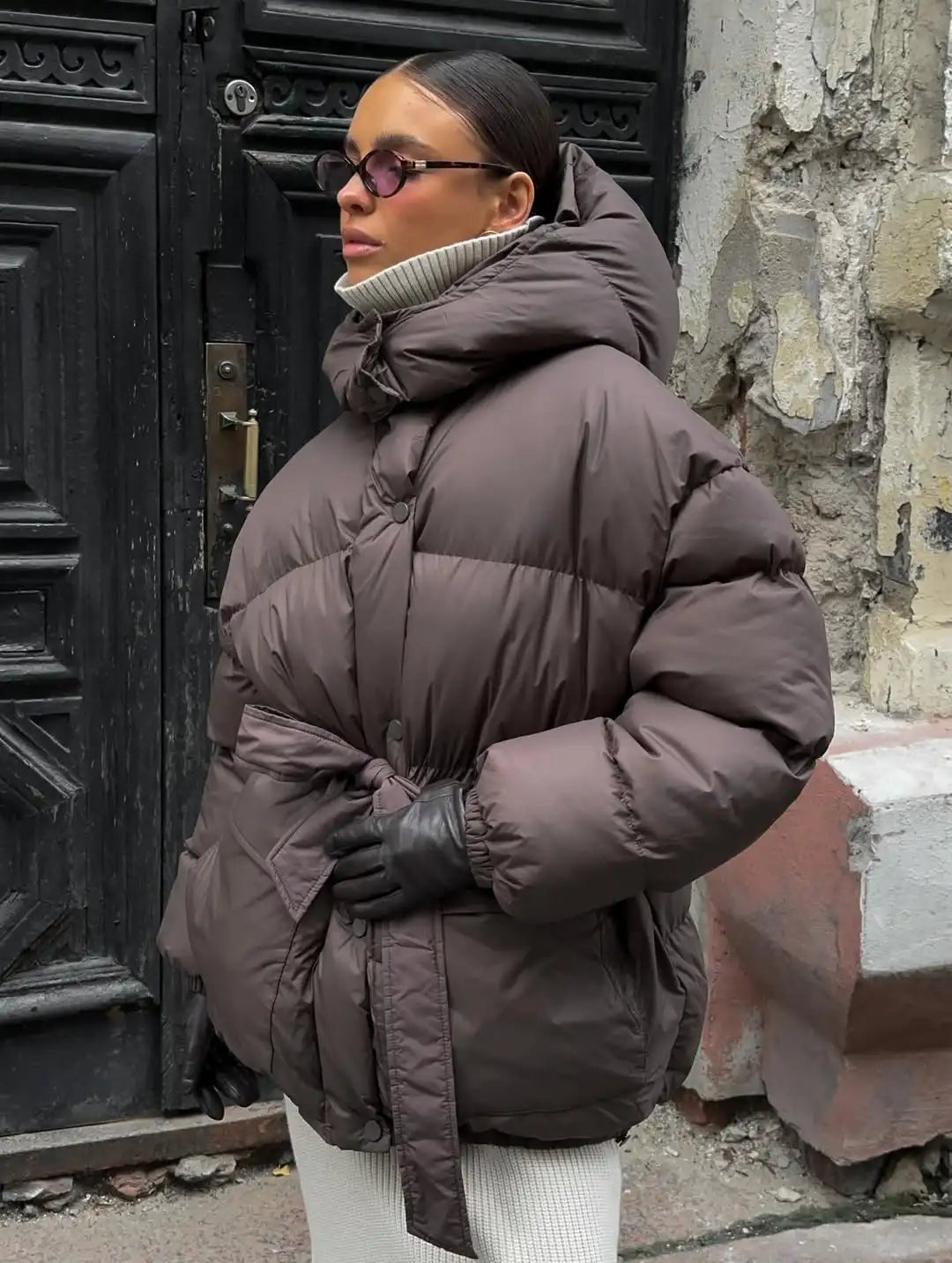 Hooded Cotton Jacket Casual Style For Women | Zephyra 2