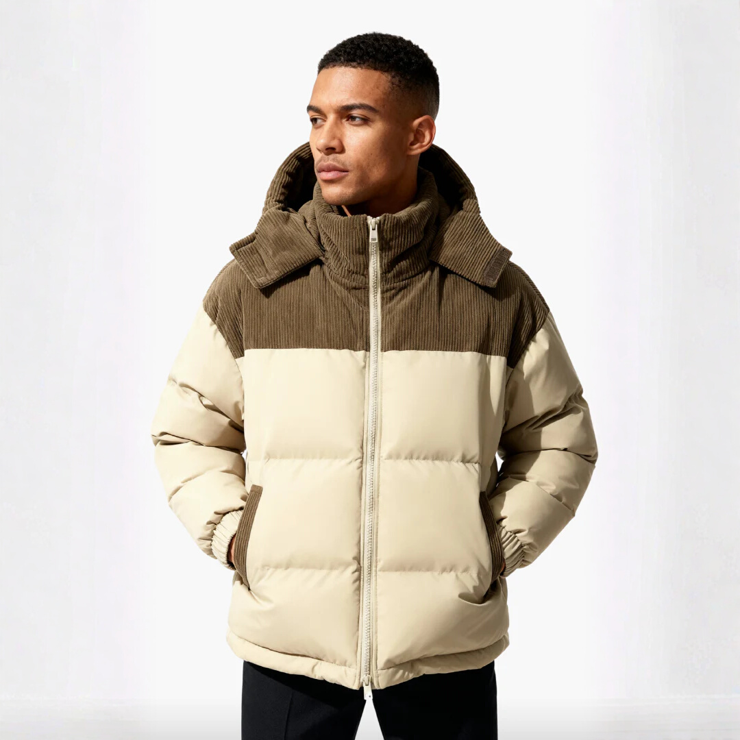 Insulated Hooded Puffer Jacket For Men | Jorven 4