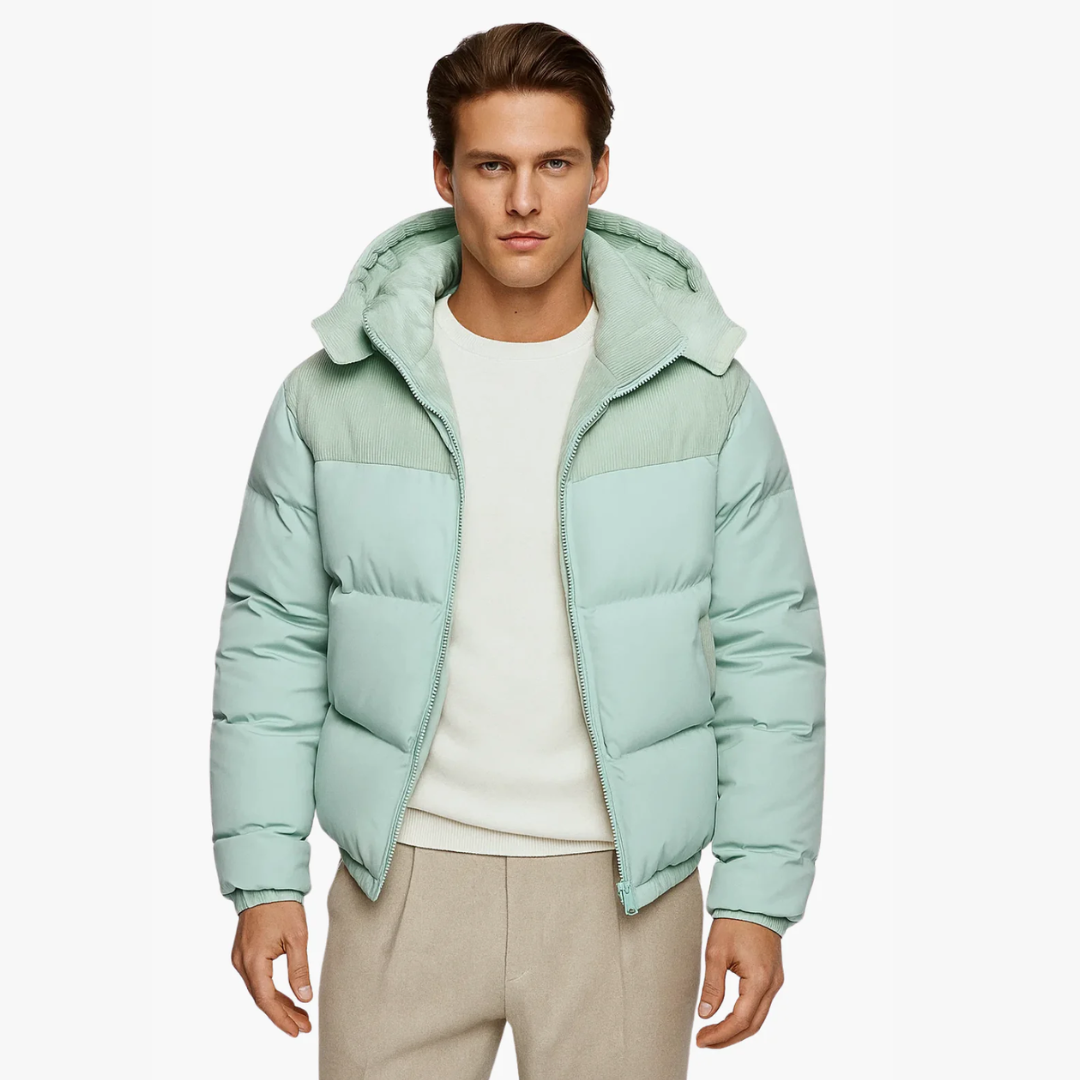 Insulated Hooded Puffer Jacket For Men | Jorven 8