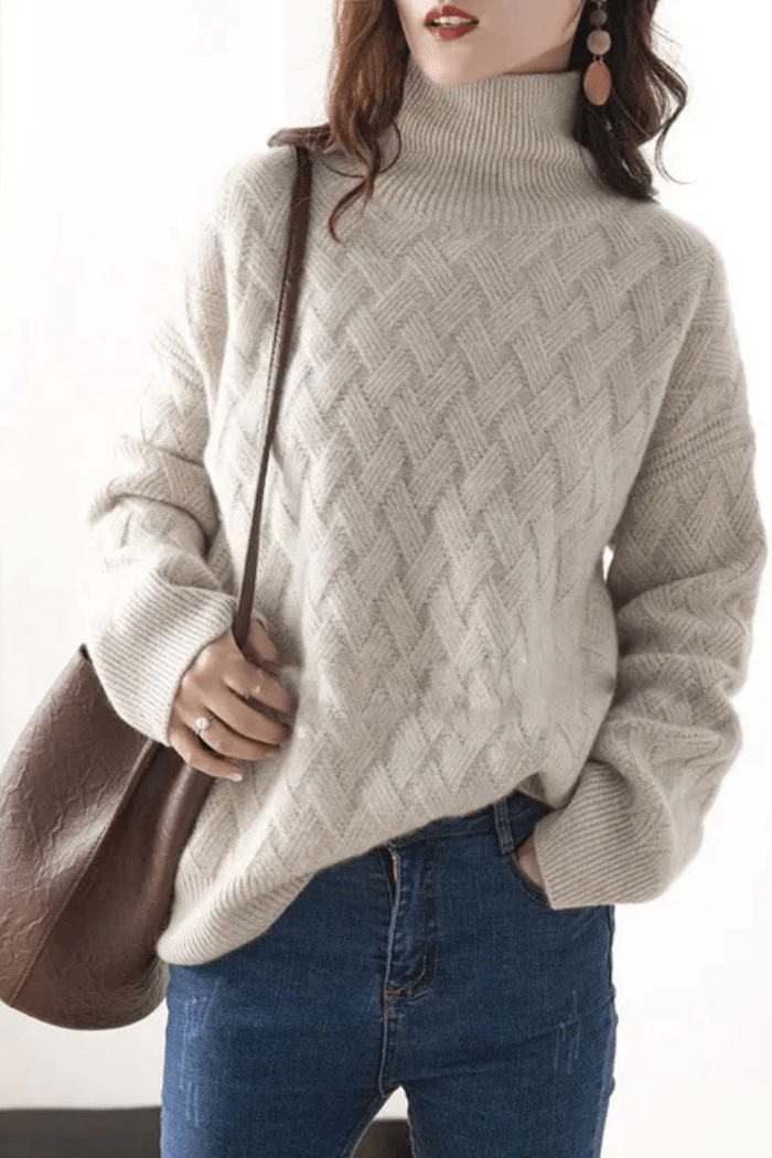 Knit Sweater Oversized Fit For Women | Lirena 1