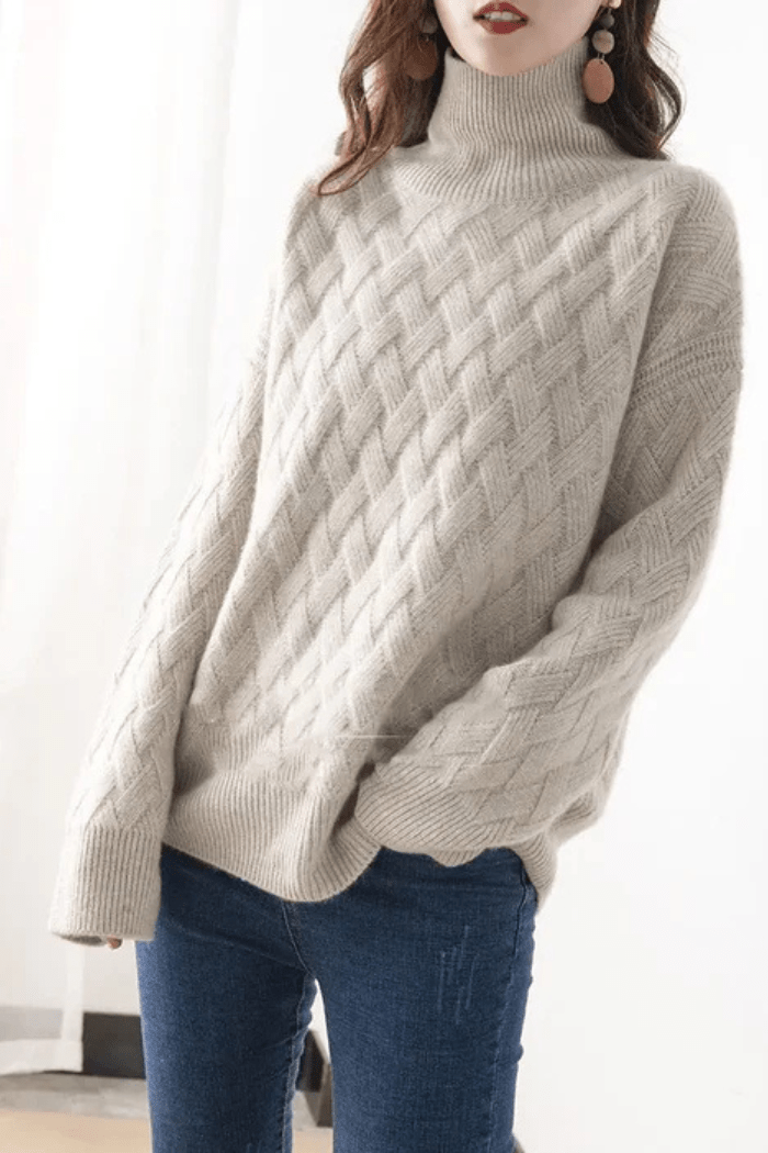 Knit Sweater Oversized Fit For Women | Lirena 3