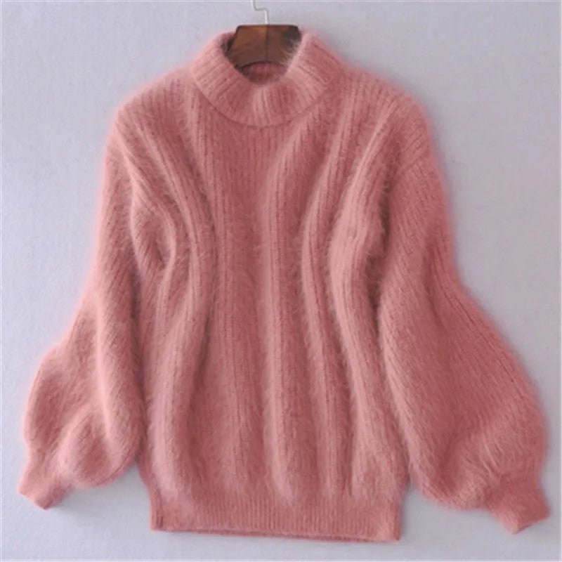 Knitted Angora Sweater Stylish Fit For Women | Vesperi 2