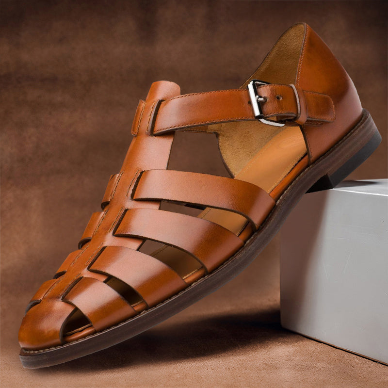 Leather Fisherman Sandals For Men | Jorven 2