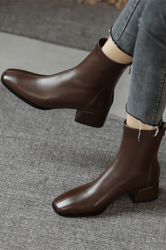 Leather Knee High Boots Stylish Design For Women | Marivon 4