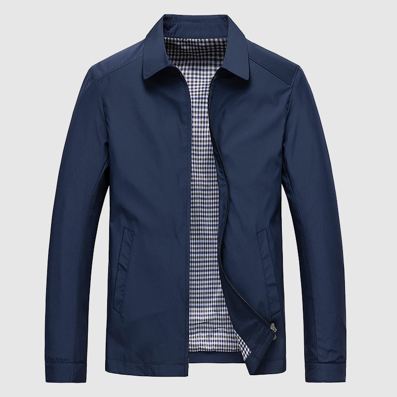 Lightweight Casual Stand Collar Jacket for Men | Theodore