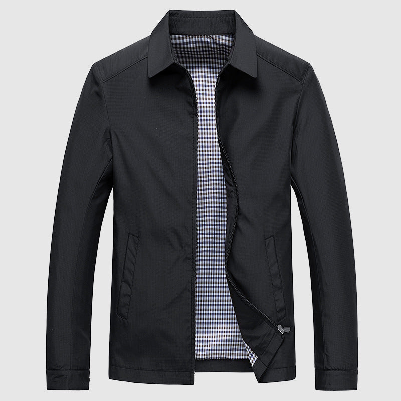 Lightweight Casual Stand Collar Jacket for Men | Theodore