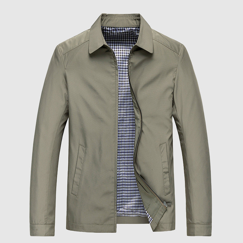Lightweight Casual Stand Collar Jacket for Men | Theodore