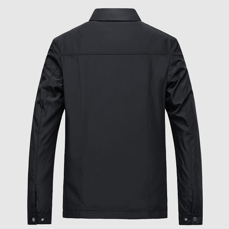 Lightweight Casual Stand Collar Jacket for Men | Theodore