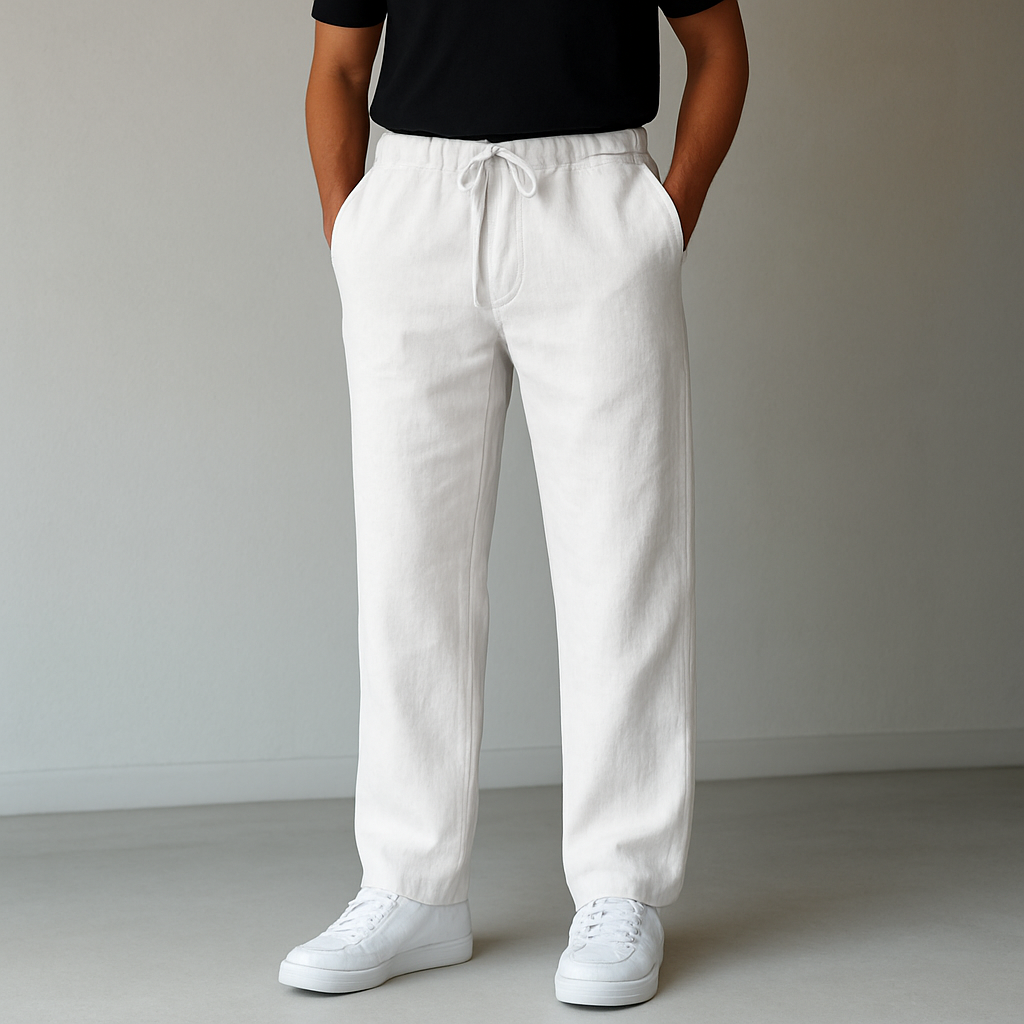 Lightweight Linen Pants For Men | Jorven 3
