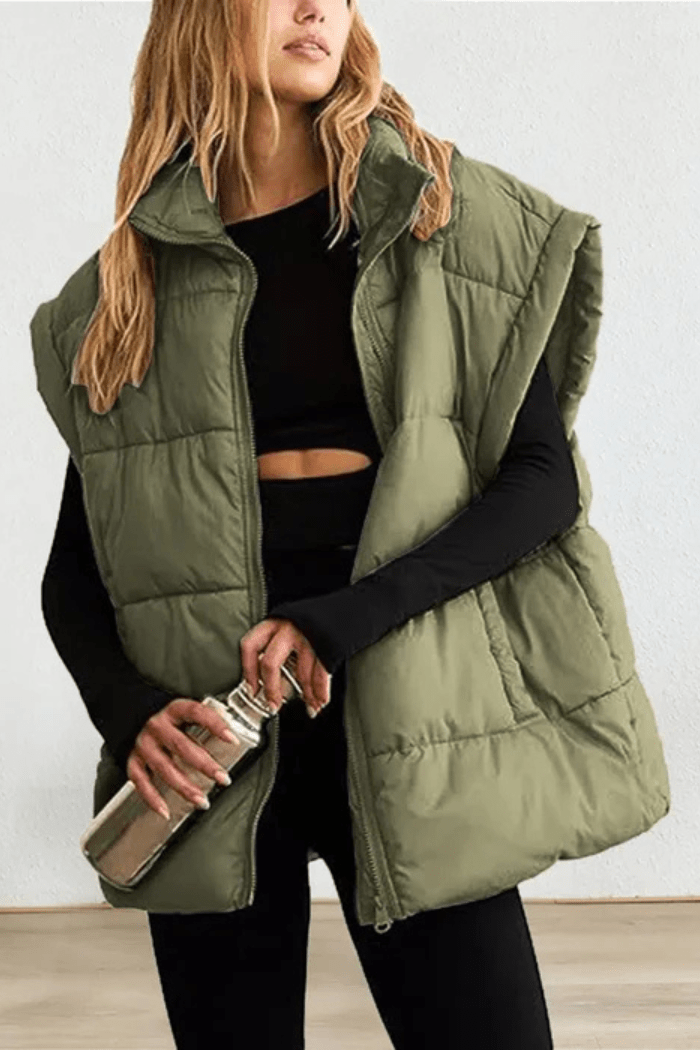 Lightweight Puffer Vest For Women | Calina 9