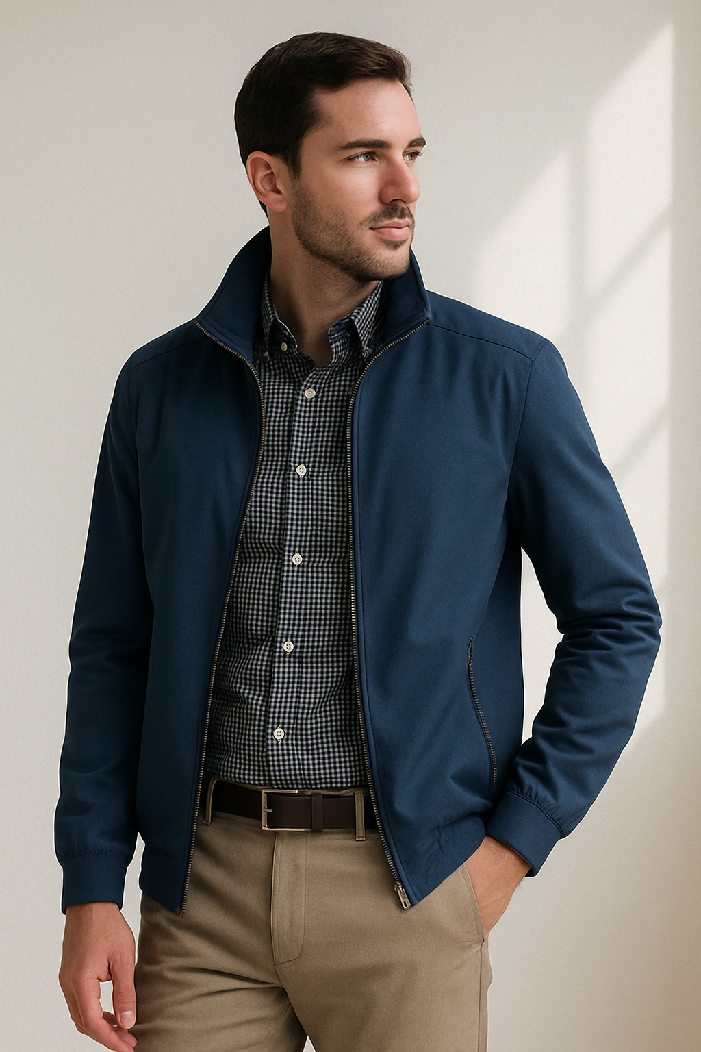 Lightweight Zip-Up Casual Jacket for Men | Jameson