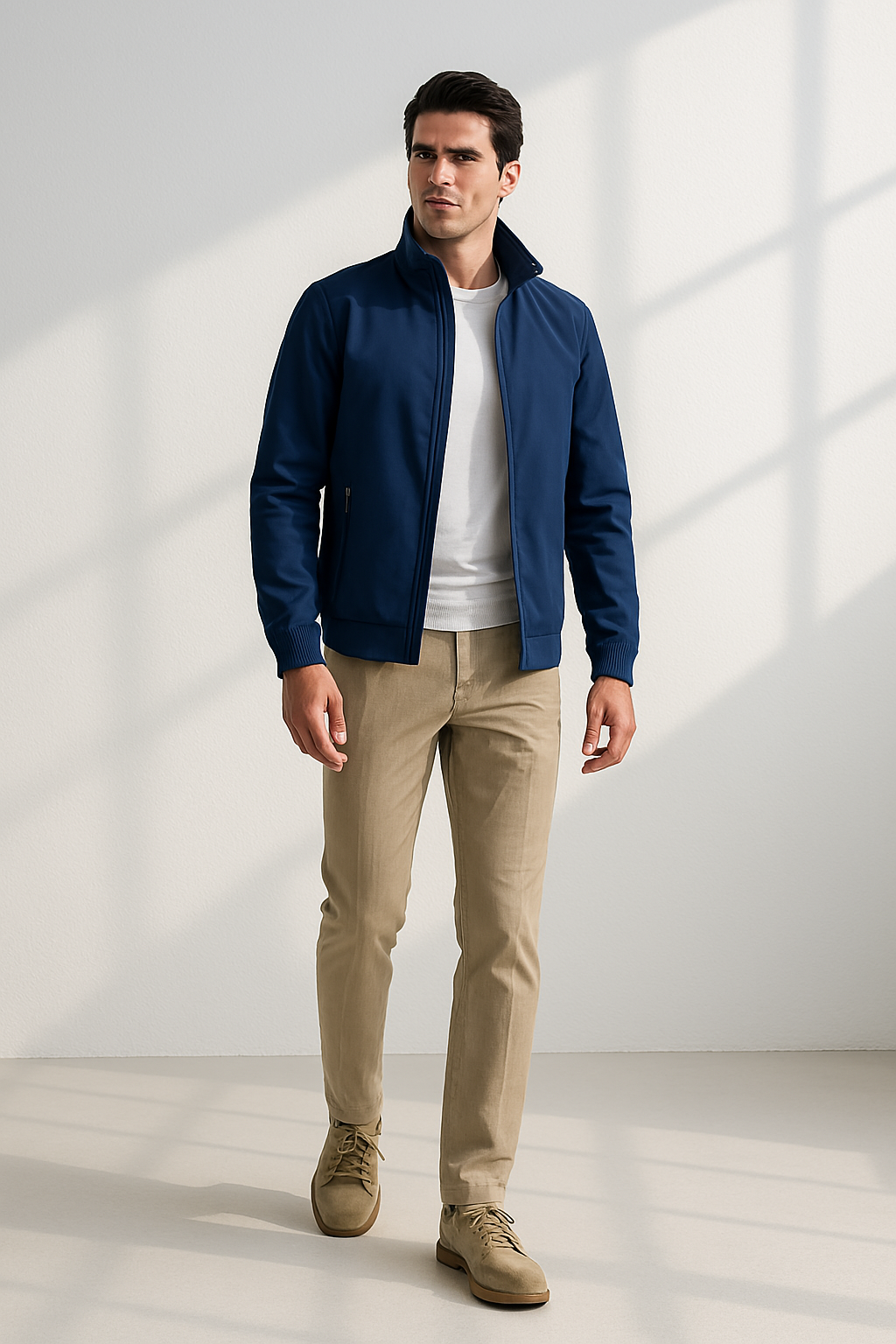 Lightweight Zip-Up Casual Jacket for Men | Jameson